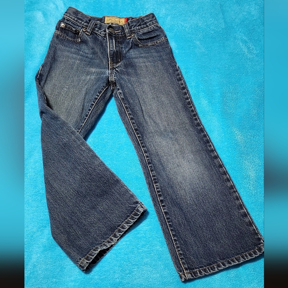 Child's Old Navy Denim Jeans. Dark blue. Size 7 slim